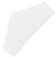 GETAJGHSD Short Triangle Valance Curtains for Windows Rustic Kitchen Living Room Bedroom Decor