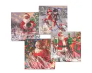 bulk 960 Xmas Santa Napkin Party Serviette Dining Luncheon 33x33cm