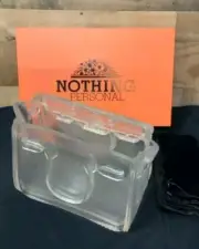 Nothing Personal Hermes Birkin Bag Flower Vase - Clear NIB