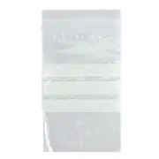 Livingstone Resealable Plastic Zip Lock Bag with 3 White Panels Clear 40 Microns 50 x 75mm 1000 Box