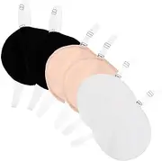 minkissy Discreet Armpit Sweat Pads for Women 3 Pairs Gym Wear Washable Underarm Pads for Workout