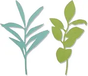 [Sizzix] Bigz Die 663851, Tropical Stems by Sharon Drury Cutting Dies, Multicolor