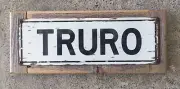 Truro Massachusetts Outer Cape Cod Beach Vintage Framed Street Sign Home Decor
