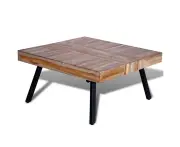 Coffee Table Square Reclaimed Teak Wood