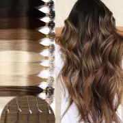 Micro Ring Link Micro Beads Loop 100% Remy Human Hair Extensions Balayage Ombre