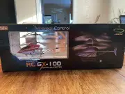 Micro Gear 3 Channel Infrared Controll Rc GX-100 Gyro Helicopter( Destress Box )