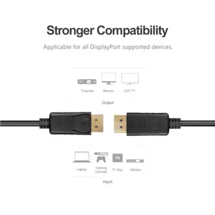 UNITEK優越者【多種規格可選】DisplayPort 1.2版傳輸線/4K60Hz/公-公/鍍金頭/原價屋