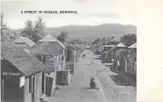 Dominica early Aspinall undivided back PC of A Street in Roseau