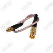 10x MMCX male to MCX female jack adapter RF pigtail Coaxial cable RG178 15cm