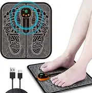 Electric Foot Massager, Foldable and Portable Electric Foot Massager for Blood Circulation and Muscle Pain Relief, EMS Foot Massager