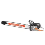 92cc Gas Powered Chainsaw with 42'' Guide Bar Saw Chain 2-Stroke Engine Cut Wood