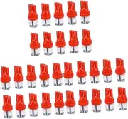 MUCKLILY 3sets Led Car Bulbs T10 Side Lights Red Error Lamp High Brightness Fit for Trucks Motorbikes 10pcs*3