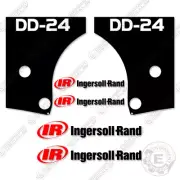 Fits Ingersoll Rand DD-24 Decal Kit Asphalt Compactor Replacement Stickers