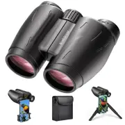 25x30 Compact Waterproof Binoculars with Tripod for Bird Watching & Sports