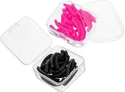 WRITWAA 2 Boxes Eyelash Curler Refill Pads of High Elasticity Silicone Inserts for Easy Replacement Portable Storage Box Fit for Eyelash Curlers