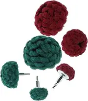 6PCS Mushroom Polishing Mop Buffing Wheels Durable Drill Attachments for Metal Glass Plastic Jewelry Wood Surfaces Multi Options for Versatile Cleaning and Grinding
