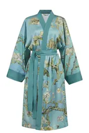 Bedding House x Van Gogh Van Gogh Almond Blossom Blue Kimono Robe