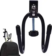 GkgWuxf Desk Mount Bag Holder Hook | Desk Mount Desk Hook Adjustable Bag Holder - Clamp-On Backpack Hanger Under Desk Purse Hook for Reduce Desk Clutter