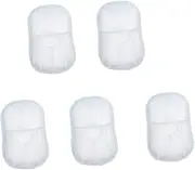 5 Boxes Hand Washing Paper Soap Paper Confetti Soap toilet paper portable white travel