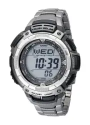 Casio Men's PAW1100T-7V Pathfinder Triple-Sensor Titanium Bracelet Watch