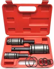 3Pc/Set 1-1/8'' to 3-1/2'' D Exhaust Muffler Pipe Expander Tool Kit for Car Cycle Black