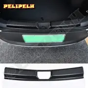 For VW ID.4 2021-2022 steel Carbon Rear Bumper Guard Plate Protector Cover (for: Volkswagen)
