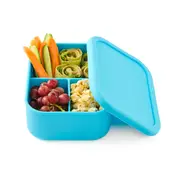 Blue Silicone Bento Lunch Box