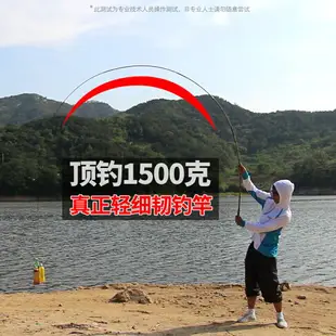 日本進口超輕超細超硬19調極細28調最的鯽魚竿臺釣竿釣魚竿4.5米