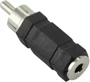 RCA Male to 3.5mm Mono Female Cable Connector Audio Adaptor Plug TV