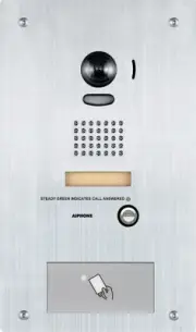 Aiphone IS-IPDVF-HID 37026 POE Video Intercom Vandal Resistant