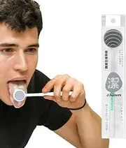 Tongue Scraper for Adults | Gum Tongue Cleaning Scrapers,Portable Cleaner Scrapers with Ergonomic Handle and Travel Case for Oral Hygiene, Fresher Breath Buniq