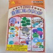 Re-Ment PUCHI PETITE Collection Teatime Ryukyu Glass Set Okinawa Art Plates #3