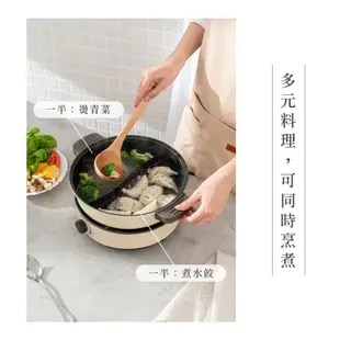 【KINYO】3L 多功能鴛鴦電火鍋 BP-080 料理鍋｜鴛鴦鍋｜火鍋/火烤兩用 (7.9折)