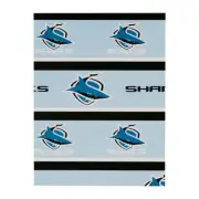 Cronulla Sharks NRL GIFT WRAP Wrapping Paper Holiday Gifts