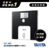 日本TANITA強化玻璃電子BMI體重計HD-383-黑-台灣公司貨
