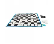 BS Toys 85cm Giant Outdoor Kids Board Game Wooden Checkers Learning Game Set