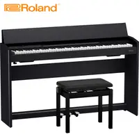 在飛比找PChome24h購物優惠-ROLAND F701 CB 88鍵數位電鋼琴 經典黑色款