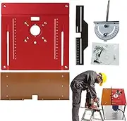 Router Table Plate | Clear Scale Multifunctional Router Insert Plate with Center Hole - Woodworking Accessories for Beginners Enthusiasts Professionals