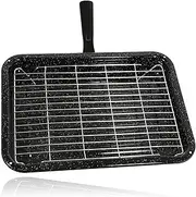 [Spares2go] Universal Small Oven Grill Pan, Rack & Detachable
