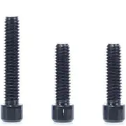 TRUSTTWO Ultralight Bike M4x13.5mm 20mm Titanium Ti Socket Head Bolts Allen Hex Screw Fit for Front/Rear Derailleur H/L Thumb Shifter Bolts The New (Color : 3pcs Black)