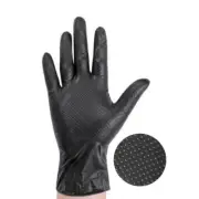 20PCS Orange Black Work Gloves Nitrile Multi-Purpose Auto Repair Gloves Diamond