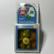 Vintage Care Bears Poseable Figure Good Luck Bear Kenner 1984 #60400 Sealed