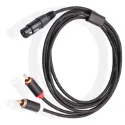 Female to Twin RCA Male Cable Cord for Mixer/Speaker 1m/2meter/3meter