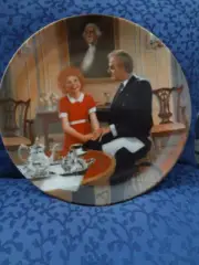 KNOWLES CHINA PLATE "TOMORROW" The Annie Collector Plate Series COA.