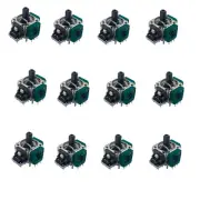 New 12Pcs Analog Stick Joystick Green Replacement For XBOX Series X/S Controller