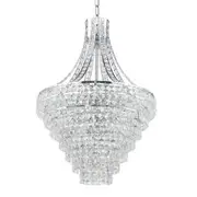 Eglo Beires 8 Light Crystal Pendant Light