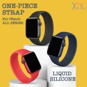 For Apple Watch Ultra 10 9 8 7 6 5 Silicone Solo Band Loop Elastic Strap 42 46mm