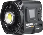 GUYOS YNLUX100 Pro Compact LED Video Light 120W COB Photography Fill Light 3200K-6500K Adjustable Brightness 4 Dimming Curve Metal Bowens Mount for Outdoor Portrait Photography Vlog Live