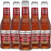 Fever Tree Distillers Cola - Premium Quality Mixer & Soda - Refreshing Beverage for Cocktails & Mocktails 200ml Bottles