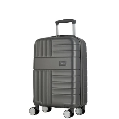 Rock Aspen Carry On Hardsided Suitcase - Charcoal